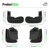 4 SZT Błotniki samochodowe Chlapacze Błotniki Błotniki samochodowe Kompatybilne z Honda FOR Civic Sedan 2012 2013 2014 2015