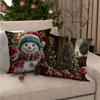 Christmas Pillow Cover Pillow Cover Without Core Home Decoration Sofa Cushion Living Room Bedside Pillow