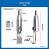 Steel Wire Rope Safety Lock Hook - Secure Picture Hanging & Marine Accessories
