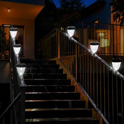 4Pcs Solar LED Fence Ties Light Dusk To Dawn Outdoor Decorative Solar Lights