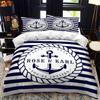 Nautical Series Duvet Cover Set Queen Calico Twin Size Comforter Bedding Set Single Complete Set Teens Adults Microfiber Single