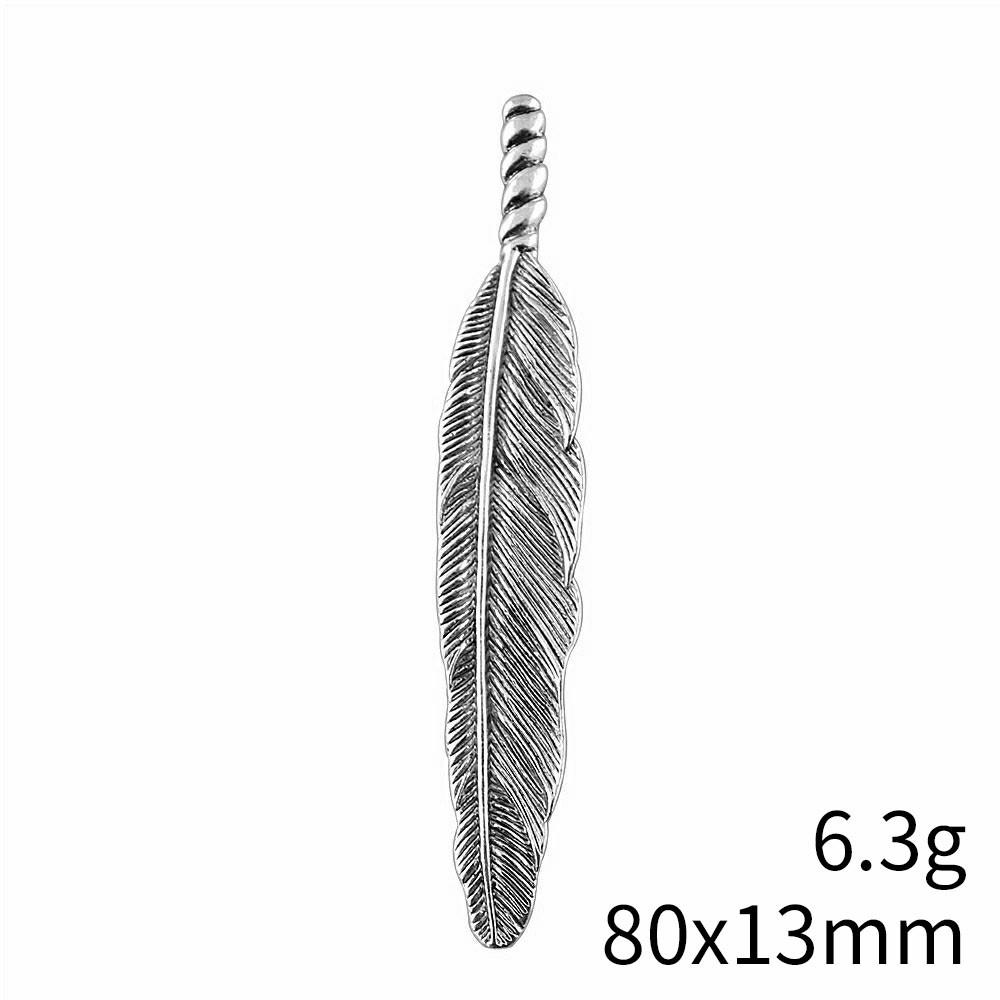 NewArrivals Charms Jewerly Making Feathers Leaf Charms Pendant Ornaments For Home Car Pendant