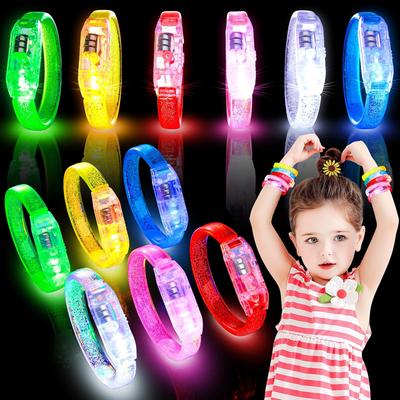 5/10 Pack Glow Sticks Light Up Bracelets, LED Bracelets Glow In The Dark Party Supplies, Easter Basket Stuffers Carnival Party Favors Gifts