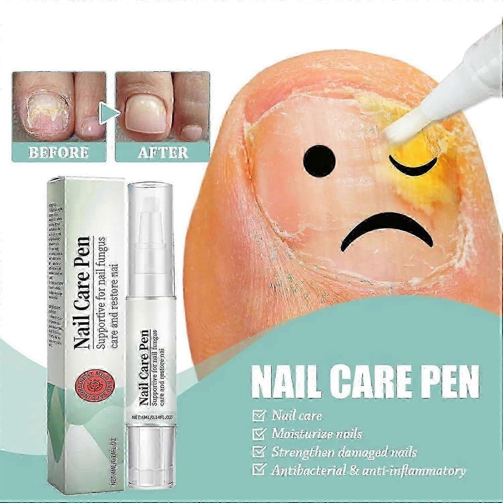Health Nail Care Pen, Cosmetic Care for Fungal Nail Infections Quickly & Effectively, For Well-groomed Fingernails & Toenails With Tea Tee Oil Vitamin