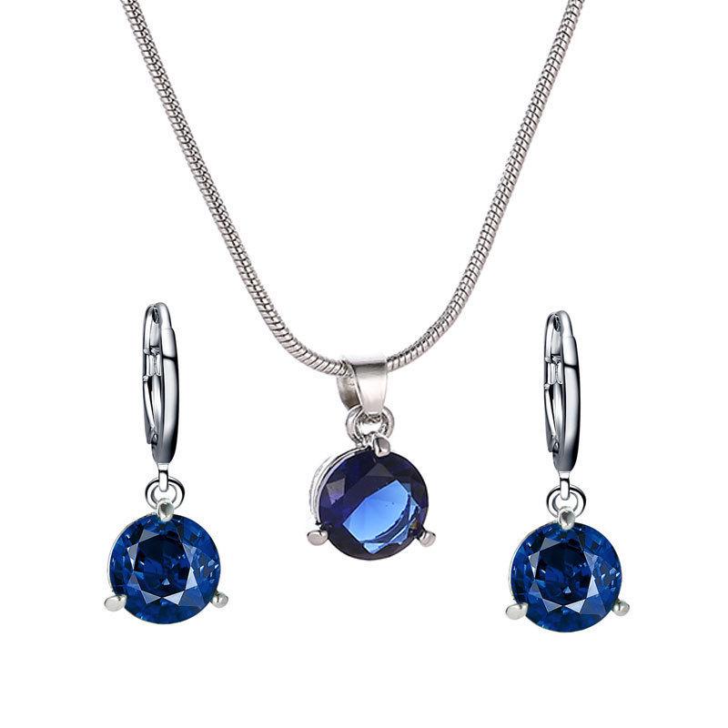 Elegant Pearl Teardrop Necklace & Stud Earrings Set for Bridal