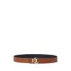 Cinto Reversível de Couro Granulado com Logo Lauren Ralph Lauren Walrblt0f320125999