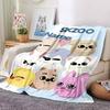Custom Name Animal Friends Together Party Blanket For Couch Bed Plush Cozy Fuzzy Blanket Super Soft Warm Blankets For Fall And Winter 091641