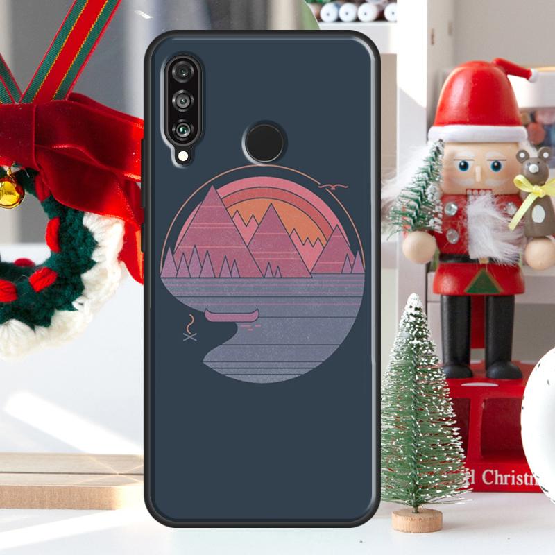 Sterrenmeer Berg Voor Huawei Nova Y73 Y60 Y70 Y90 Y72 Y61 Y91 7i 8i 11i 12i 12s 9 10 SE P20 P30 P40 Lite Hoesje