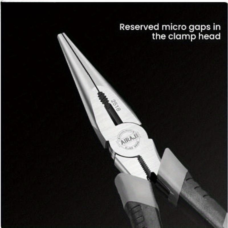 2pcs Multifunctional Diagonal Pliers Needle Nose Pliers Hardware Tools Universal Wire Cutters Electrician