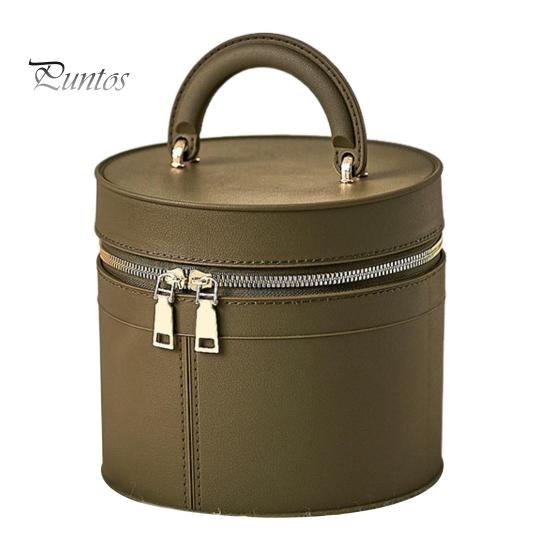 Travel Toiletry Bag with Handle Large Capacity Zipper Closure Waterproof Portable Cosmetic Bag Makeup Organizer