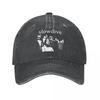 Vintage Slowdive English Rock Band Baseball Caps Unisex Women Distressed Washed Snapback Cap Outdoor Running Golf Caps Hat