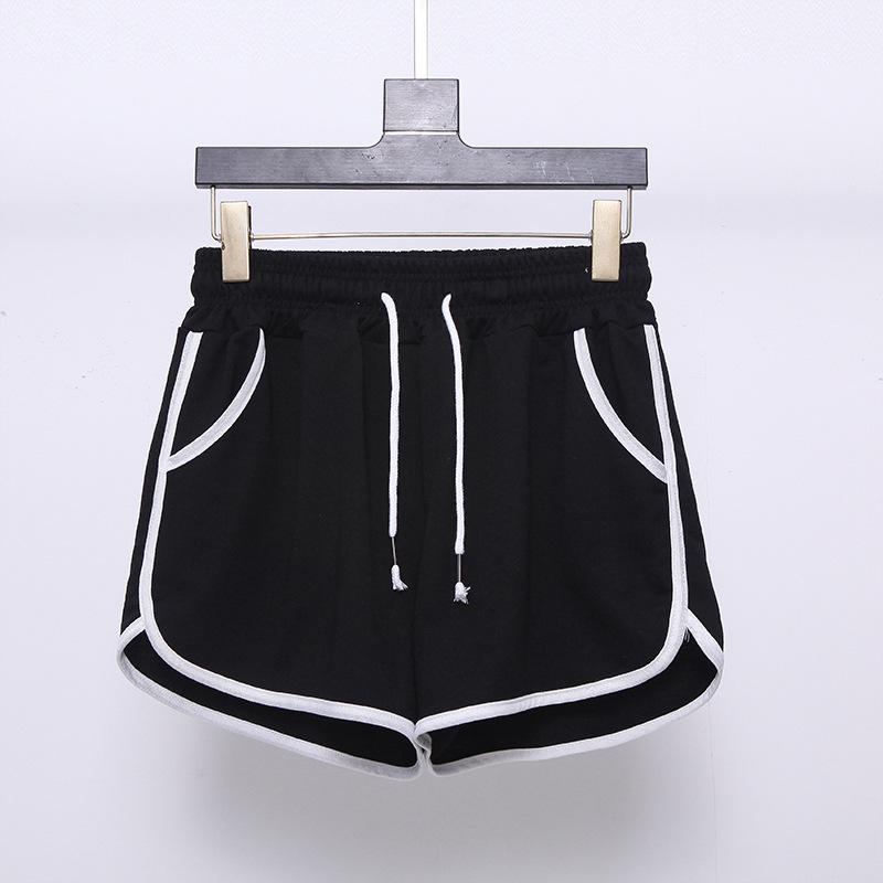 Women's Summer 2025 Casual Loose Fit Wide-Leg Running Shorts with Elastic Waist