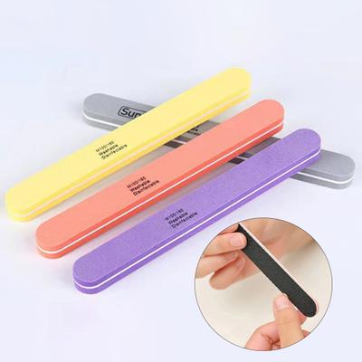 Lima per unghie in spugna ad alta resistenza, per levigare le unghie delle mani e dei piedi, strumento per manicure