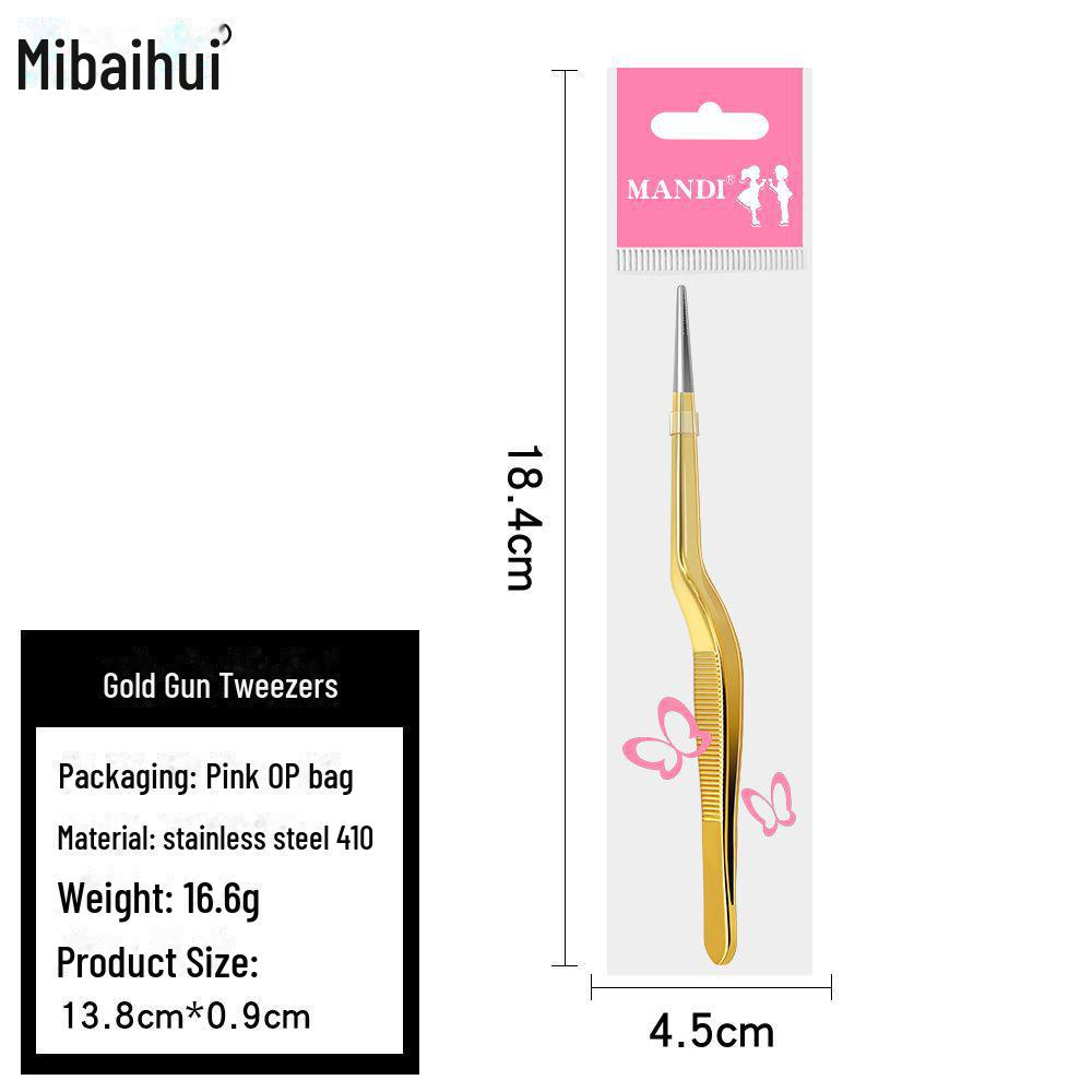 Baby Ear and Nose Cleaning Tweezers - Thickened Earwax and Navel Clip for Children