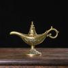 Durable Antique Style Incense Burner Air Purification Metal Aroma Furnace Gifts Wishing Aladdin Lamp Home Decor