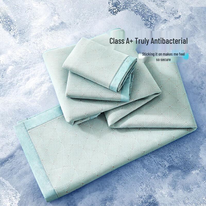 Fuanna A-Grade Antibacterial Ice Silk Cooling Mat 3-Piece Set