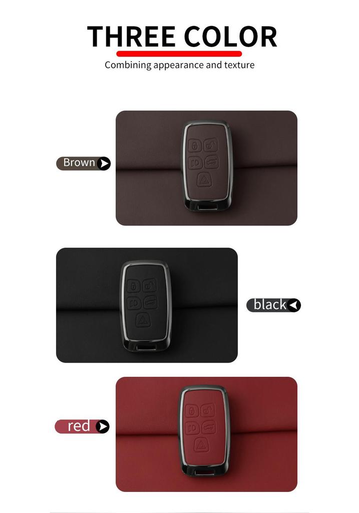 Land Rover Key Case for Range Rover Evoque, Discovery Sport, Freelander 2, Defender