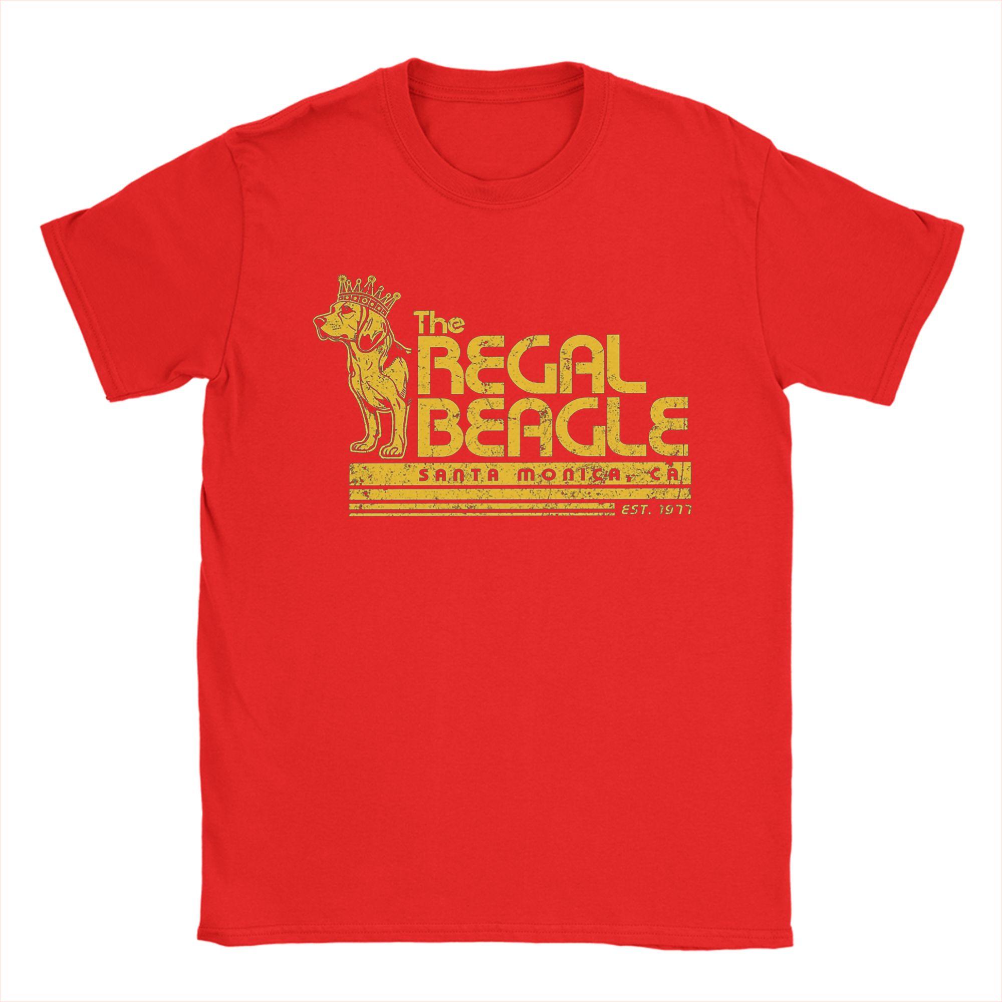 Mens The Regal Beagle T Shirts Pure Cotton Clothes Funny Short Sleeve Crew Neck Tees Printing TShirt S