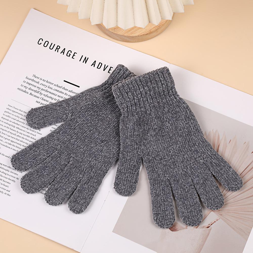 Winter Anti-Cold Children's Knitted Gloves - Candy Color, Warm, Fashionable, Frostbite Prevention