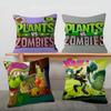 SPIEL Plants Vs Zombies Kissenbezüge Heim-Bettwäsche Dekorative Kissenhülle Hochzeit Super Weiche Kissenhülle