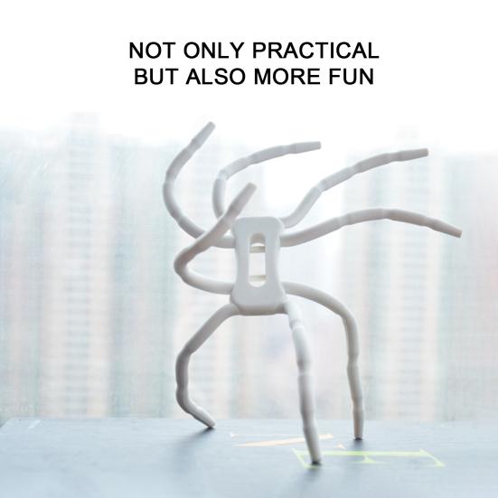 Car Phone Holder Universal Multi-function Flexible Adjustable Grip Stable Decorative Portable Spider Car