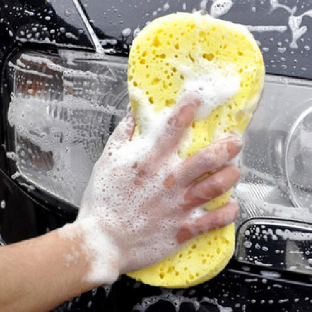 Detergente per ricambi auto per auto Spugna per lavaggio Cera Schiuma per auto Strumento per la pulizia automatica Vetro Forma portatile 8