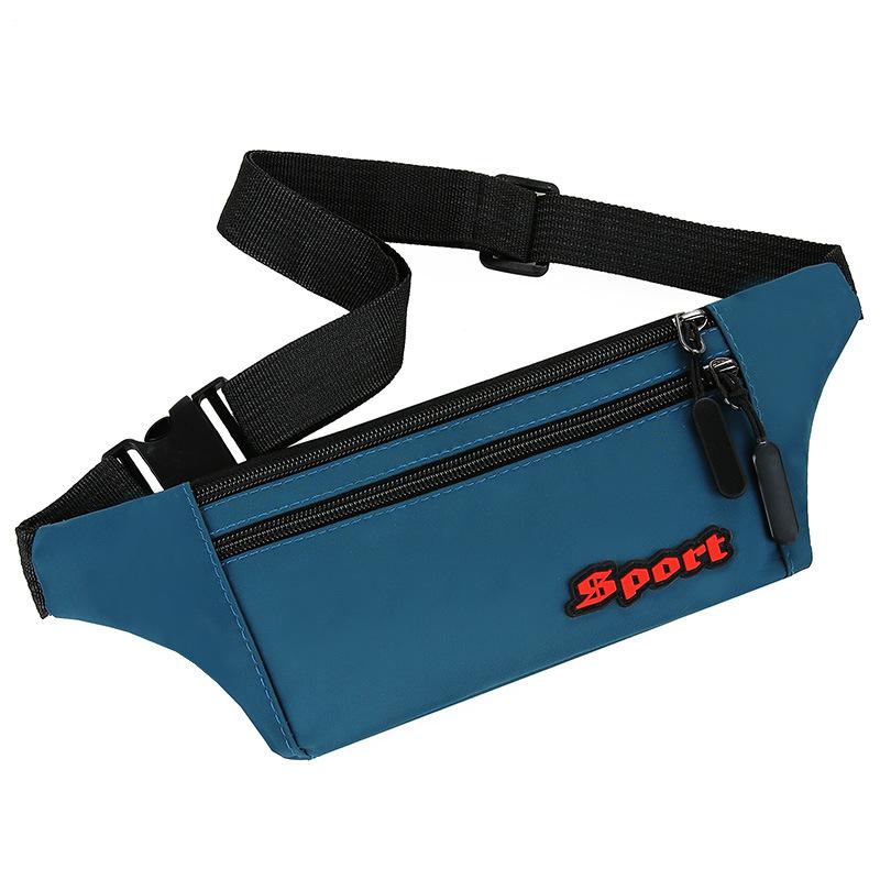 New Korean Version of Men's Purse Sports Shoulder Messenger Bag Waterproof Tide Leisure Mobile Phone Bag Cashier Bag on Site.
