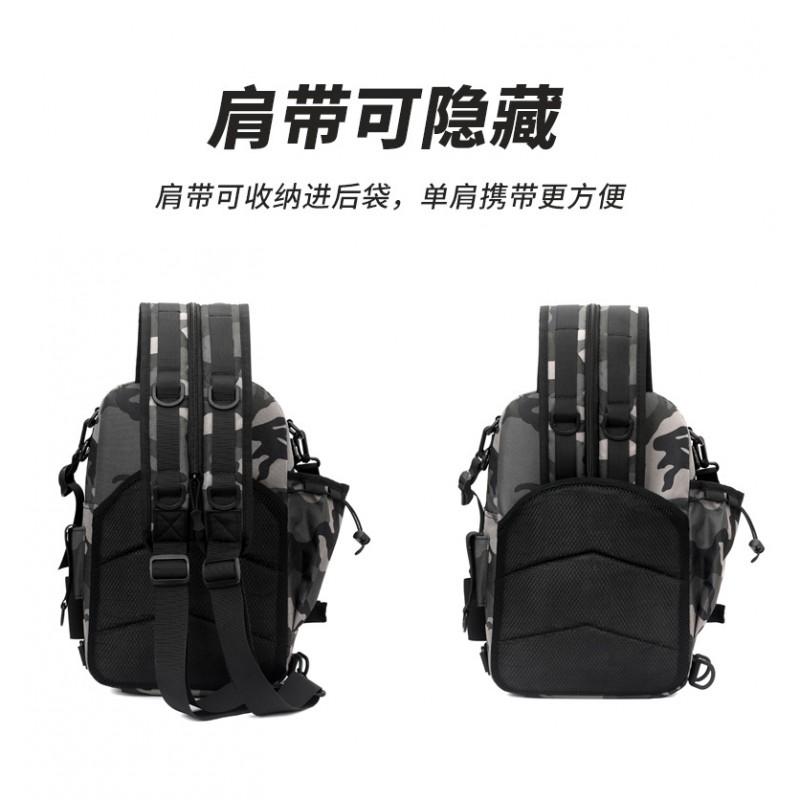 Waterproof Multi-Use Fishing Tackle Backpack With Rod Compartment Freshwater Saltwater Angling