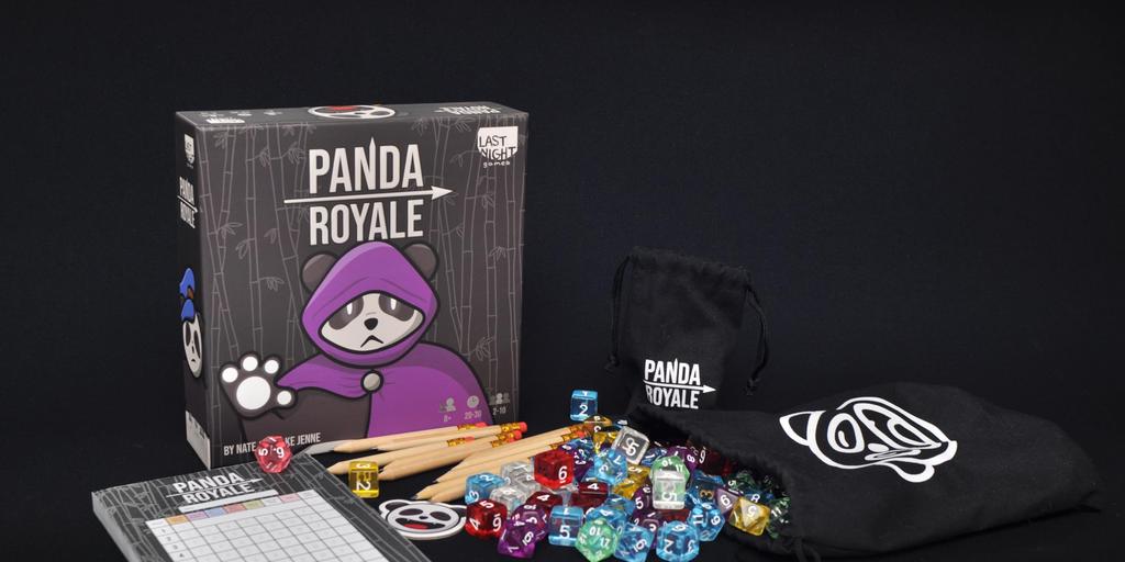 Last Night Games Panda Royale Dice Game for 10 Players Perfect for Family Gatherings High-energy