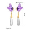 Atoztide Bohemia Abalone Shell Long Tassel Earring For Women Stainess Steel Multiple Style Heart Flower Drop Earring Jewlry Gift
