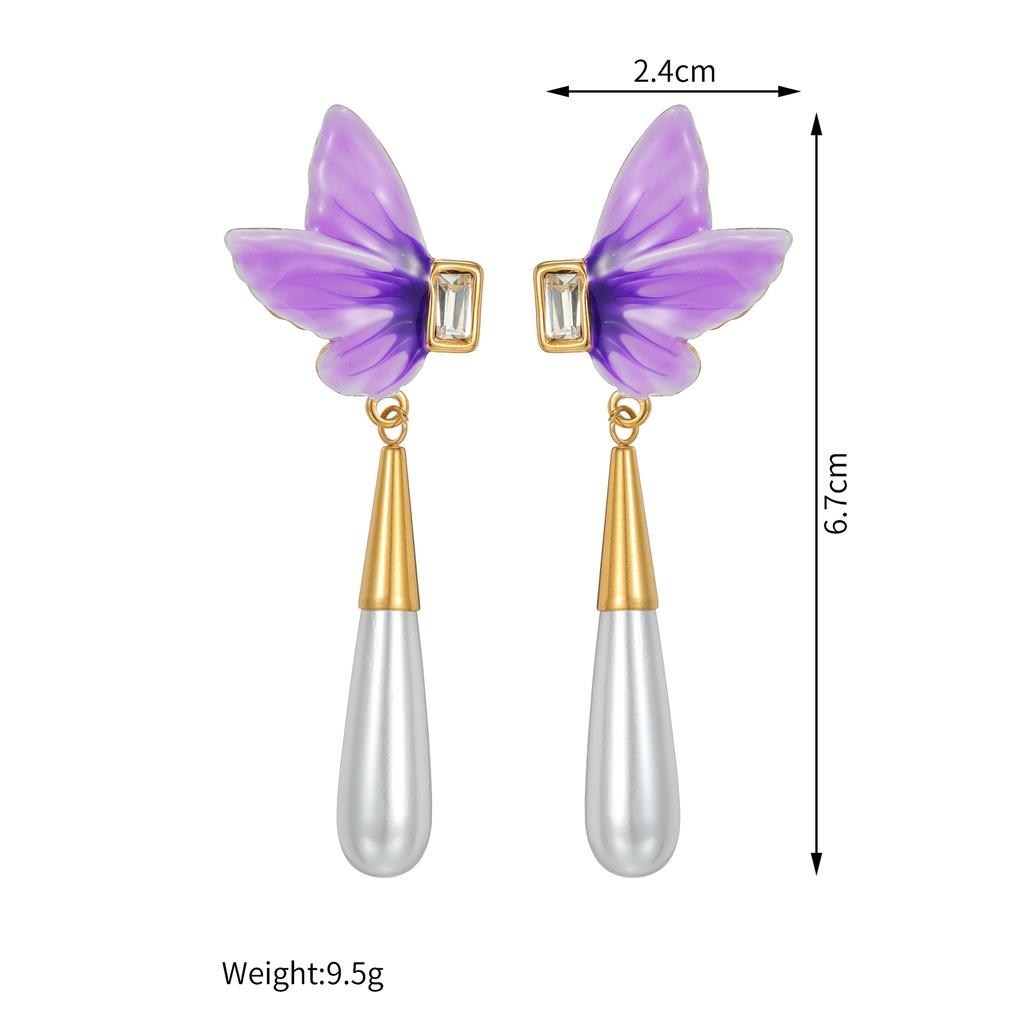 Atoztide Bohemia Abalone Shell Long Tassel Earring For Women Stainess Steel Multiple Style Heart Flower Drop Earring Jewlry Gift