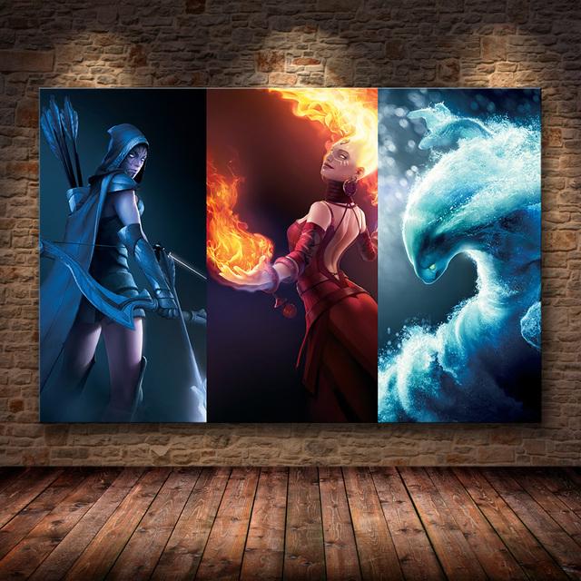 Unframed The Poster Decoration Painting of DOTA2 On HD Canvas Canvas Painting Wall Art Canvas Wall Art Canvas