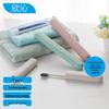 Wheat Straw Travel Toothbrush Set with Holder