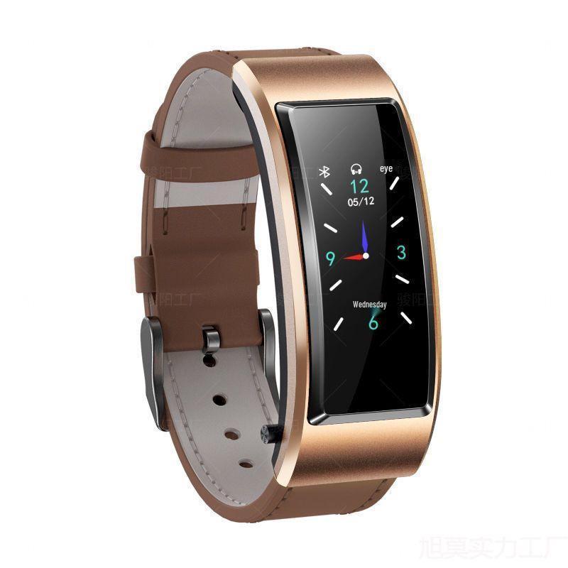 Smart Sports Bracelet: Heart Rate & Blood Oxygen Monitor with Bluetooth Earphones for Men & Women