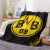 Borussia Dortmund Flanelldecke, Hohe Qualität, Bequem für alle Jahreszeiten, Heimdekoration, Wärme und Komfort