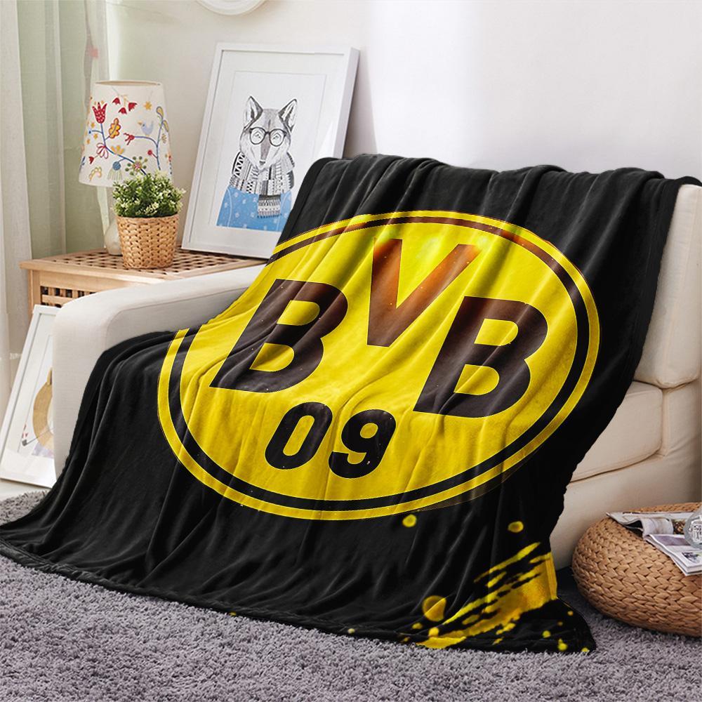 Borussia Dortmund Flanelldecke, Hohe Qualität, Bequem für alle Jahreszeiten, Heimdekoration, Wärme und Komfort