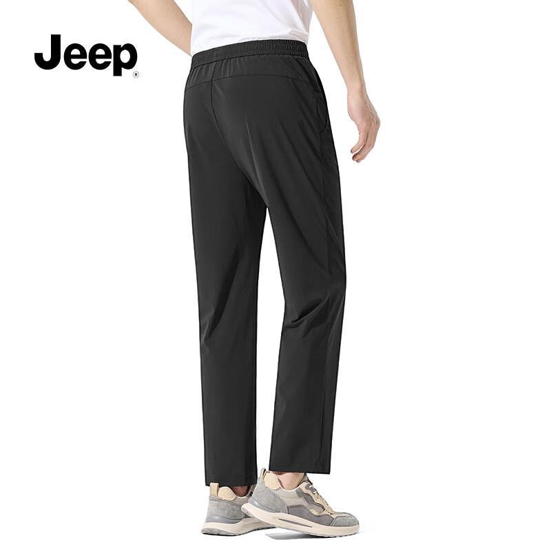 JEEP Men s Ice Silk Straight-Leg Business Casual Pants 2XL