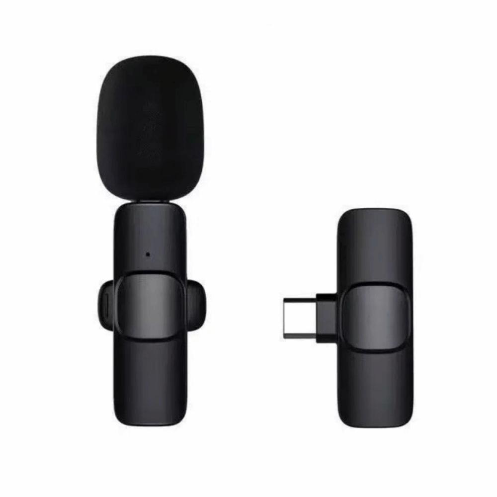 2 In 1 Mini Microphone Noise Cancelling Lavalier Microphone Wireless Microphone Podcast