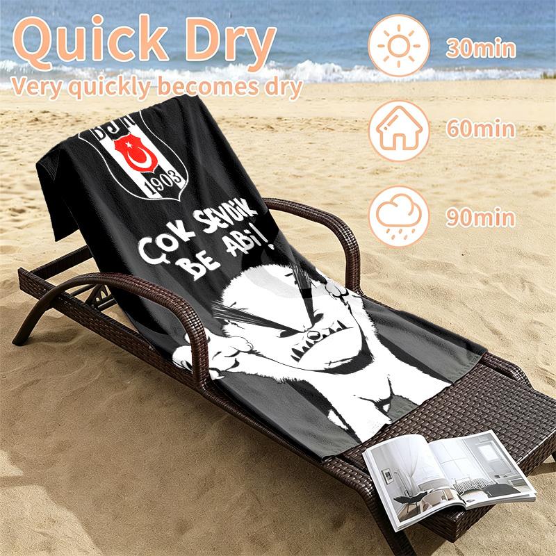 Besiktas JK Beach towels also serve as bath towels summer essential a musthave for the outdoors the beach and the pool