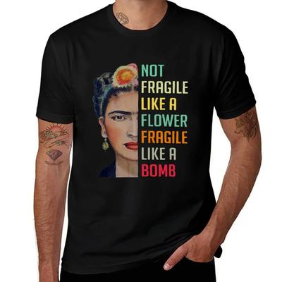 Frida Quote Paint Tshirt Graphic Shirts Tshirts Personalised Anime Tshirt Basketball Graphic Tees Unisexs Graphic Tshirts Hip Hop