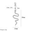Sexy Belly Navel Piercing Stainless Steel Fashion Snake Belly Ring For Women Body Jewelry
