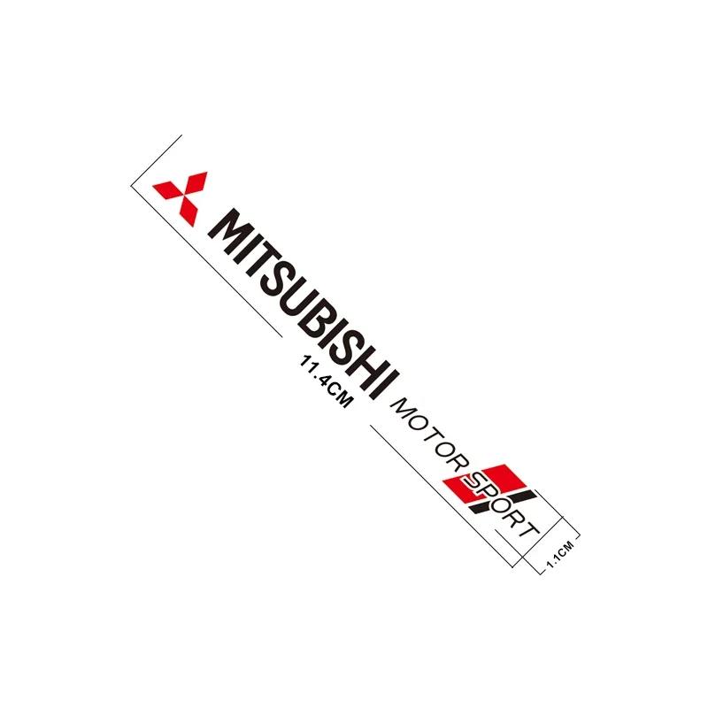 4 Pezzi Stile Logo Auto Impermeabili Fai da Te Adesivi per Carrozzeria Per Mitsubishi Eclipse Lancer Outlander Pajero ASX Colt I200 Delica Triton Ex