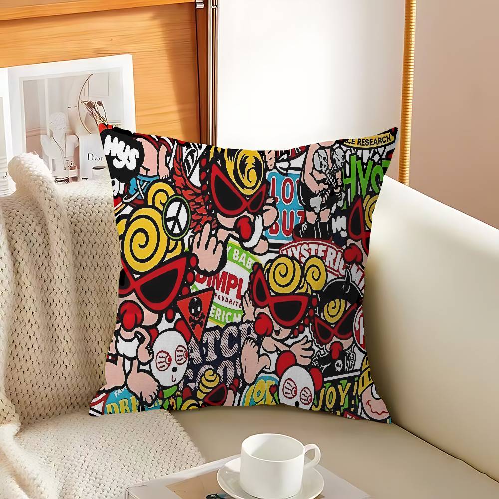 Japan Fashion H-Hysteric M-Mini Cushion Cover Decorative Pillow Sofa Home Decor Case Pillow Cases