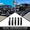 Door Handle Scratch Protector Rear Tailgate Door Handle Cover Trim Compatible with 2021 2022 2023 2024 2025 Ford Bronco Exterior Accessories