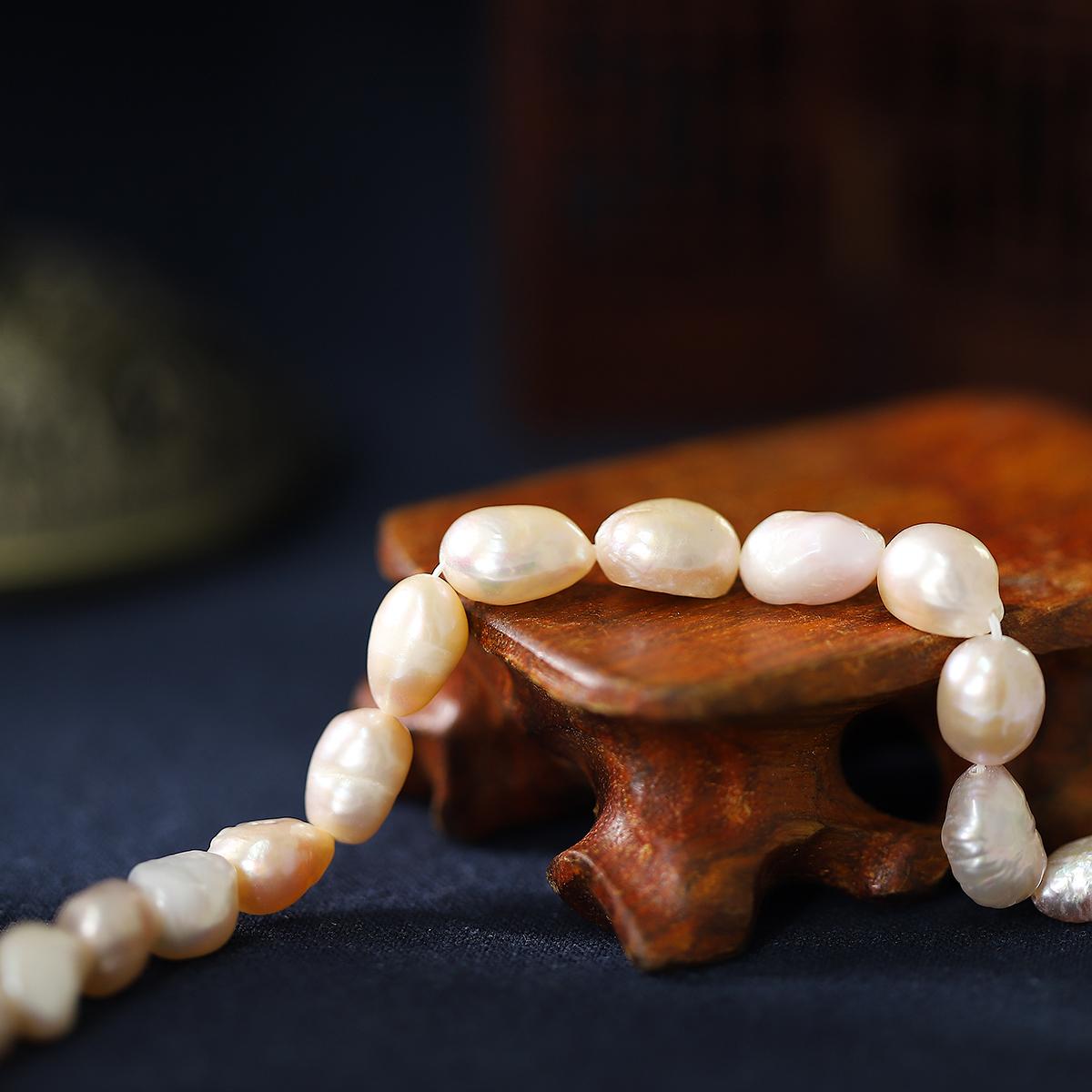 

Натуральный пресноводный жемчуг бусины для DIY ожерелья браслета серег изготовления ювелирных изделий 9-10mm 10pcs фиолетовый