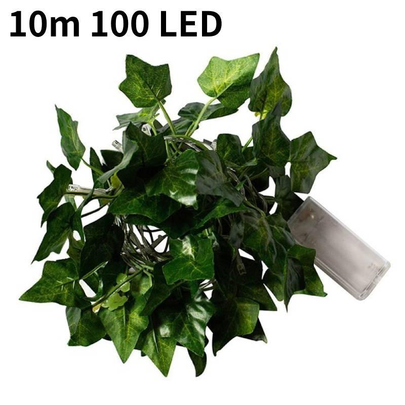 Vibrant Solar Powered Led Ivy String Lights With Lifelike Green Leaves For Cozy Outdoor Spaces