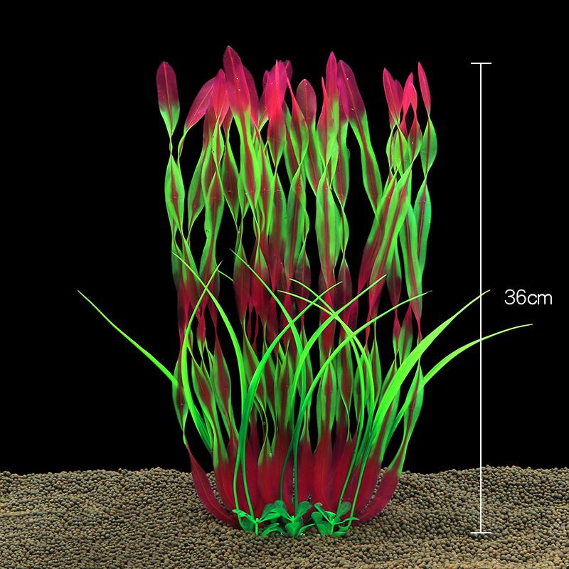 Artificial Aquarium Decor Plants Underwater Water Grass Aquatic Plastic Plants For Fish Tank Aquarium Decorations