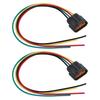2PCs Connector Plug Pigtail Harness T2T52971SPEC 4Pin Replacement for Mazda B2200 B2600 1990?1993