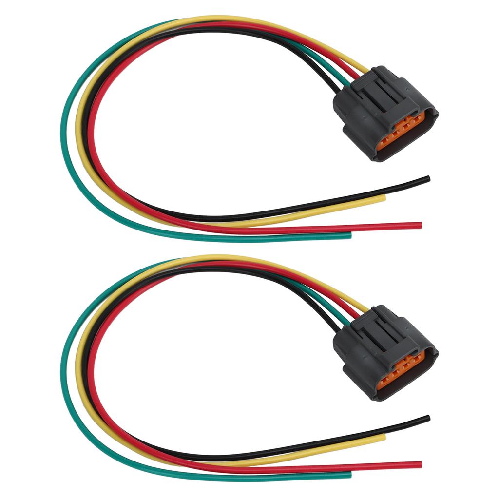 2PCs Connector Plug Pigtail Harness T2T52971SPEC 4Pin Replacement for Mazda B2200 B2600 1990?1993