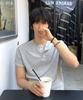 Dei Semi-Crop Henley Neck Slub Short Sleeve T-Shirt_5 Color